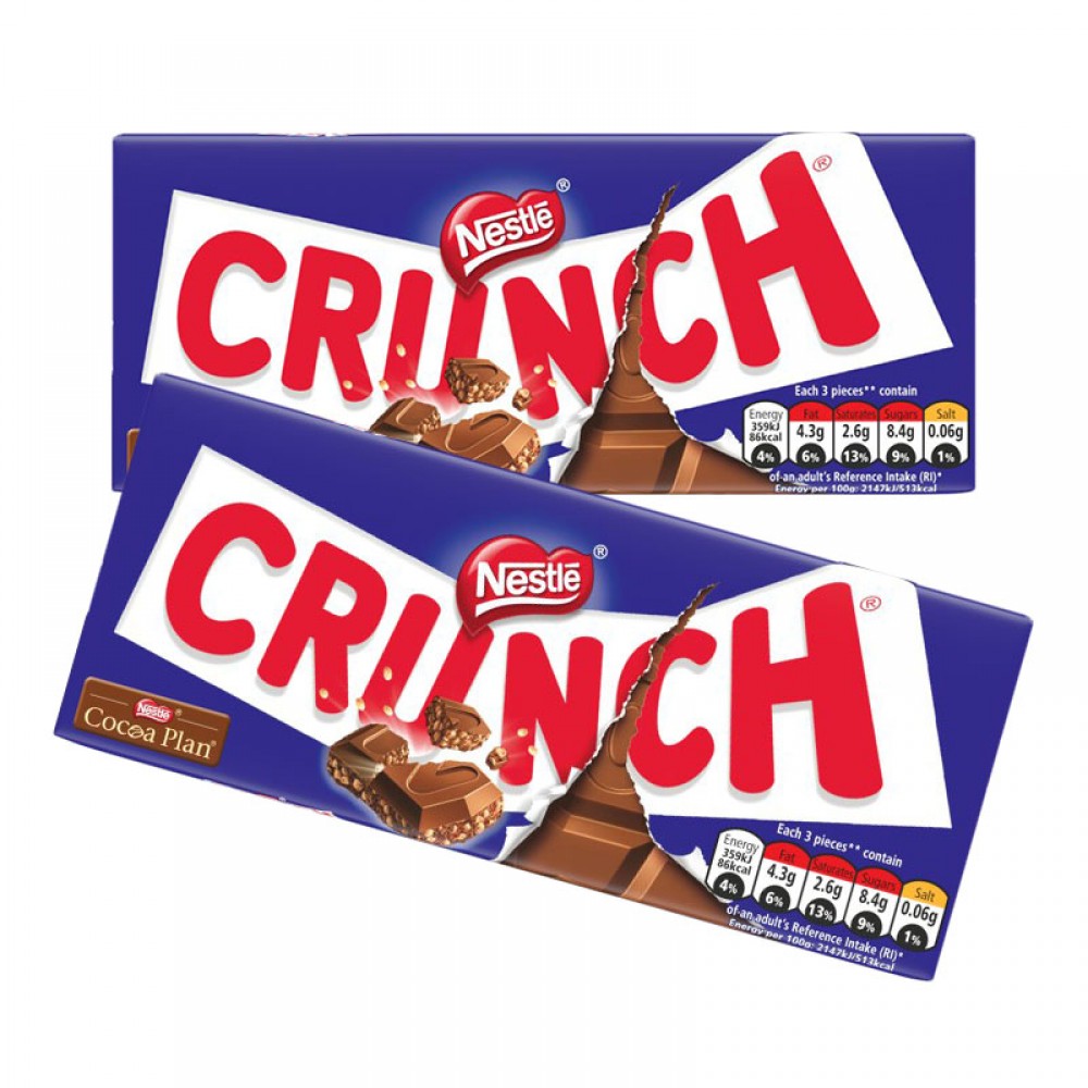 Nestle Crunch 16 x 100g Candy Ireland's Leading Online Sweet